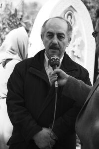 دکتر داویدیان در مراسم بزرگداشت شهدای ارمنی جنگ تحمیلی در محل مقبره شهدای مذکور