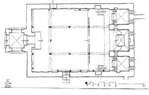 پلان کلیسای هوانس مراغه