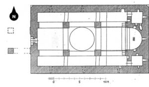 نقشه 4: پلان کلیسای حضرت مریم دره شام
