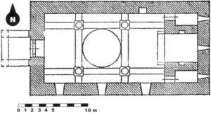 نقشه 6: پلان کلیسای آختاخانه سلماس