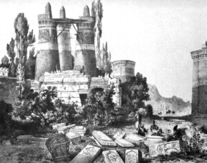 تصویر 14: گورستان ارمنیان جلفا سده نوزدهم میلادی