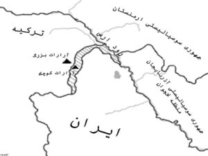 وضعیت جغرافیایی منطقه جدا شده از ایران