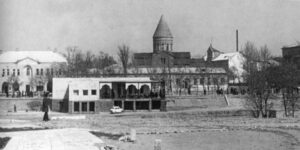 کلیسای گئورگ مقدس در شهر نخجوان دهه 1970 میلادی