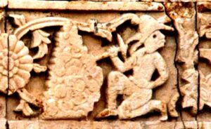 نمونه حجاری ردیف بالایی از ردیف سوم