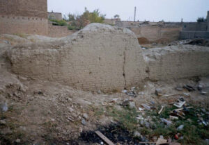 نمای آثار بر جای مانده از کلیسای حضرت مریم دیگاله