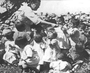 کودکان یتیم ارمنی در یتیم خانه دانمارکی ها