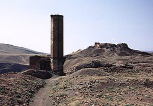 دورنمایی از مناره