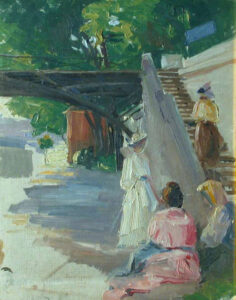 یرواند کاراپتیان،محله ای در پاریس،1908م