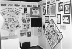 غرفه روزنامه آلیک در نمایشگاه مطبوعات 1377ش