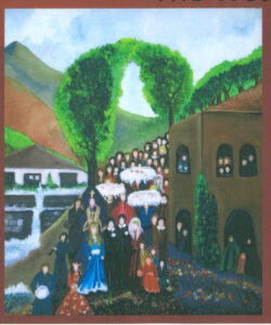 مراسم عروسی آروسیاک و یپرم در خوی،اثر رزمری هارطونیان