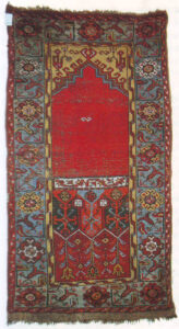 تصویر 6: طرح بته از فرش جنوب ایران (ناحیه فارس) سده نوزدهم میلادی،در اندازه 105 * 155 سانتی متر،مجموعه خصوصی