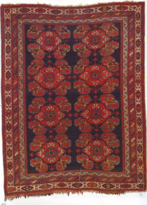 تصویر 33: فرشی متعلق به ناحیه افشاری در فارس،اندازه 152 * 205 سانتی متر،مجموعه خصوصی