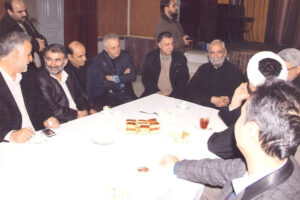 دیدار محمود فریدونی،شهردار رشت و موسی ناصح،ریاست شورای اسلامی رشت،همراه اعضای شهرداری و نمایندگان شورای اسلامی با شهروندان ارمنی رشت.ژانویه 2010م