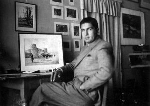 سمبات در نگارخانه شخصی (نگارستان سمبات) جلفای نو 1950م