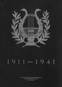 دفتر یادبود شب مراسم بزرگداشت سی امین سال فعالیت هنری نیکول گالاندریان،1321ش