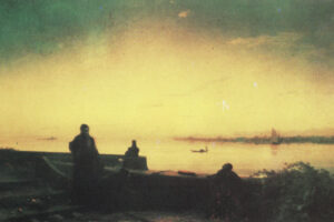 راهب ها در ونیز به هنگام عصر،۱۸۴۳م