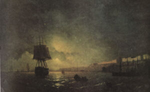 منظره ای از اُدسا در شب مهتابی،۱۸۴۶م