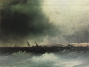 منظره اُدسا از دریا،۱۸۶۵م