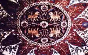 نقش های طرح میانی قالی یتیمان ارمنی