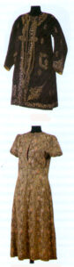 دو نمونه از لباس های طلادوزی و نقره دوزی شده به دست استادان ارمنی که به سفارش دربار عثمانی تهیه شده اند