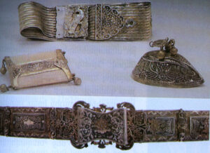 نمونه هایی از نقره کاری اثر استادان ارمنی شهر وان