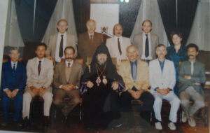 اسقف اعظم آرداک مانوکیان و اعضای شورای خلیفه گری طی 1980 تا 1985 م