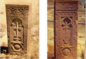 نمونه ای از خاچکارهای فبرستان جلفای قدیم