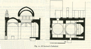 پلان و مقطع طولی کلیسای سورپ هوست آرماتاتسی