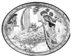 تصاویری از دوران اول نقاشی گورگنیان با تم مینیاتور ایرانی همراه با اشعار خیام