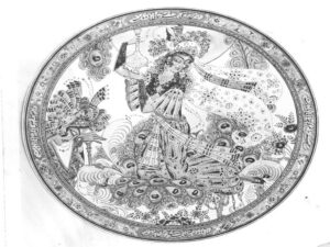 تصاویری از دوران اول نقاشی گورگنیان با تم مینیاتور ایرانی همراه با اشعار خیام