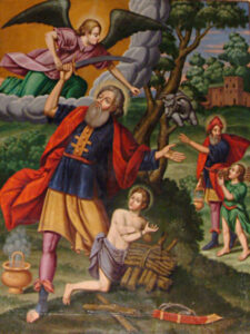 تصویر 6: قربانی کردن اسحاق به دست ابراهیم