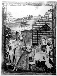 تصویر 6: مسروپ خیزانتسی،پرستش مجوسیان،از این روزها،1630م