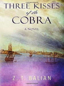 جلد کتاب سه بوسۀ کبرا، اثر ز. ت. بالیان