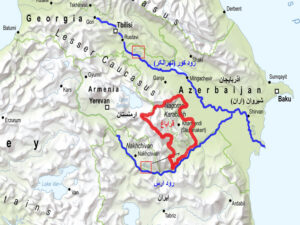 شکل 1 : قفقاز