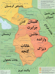 بخش های محلی تحت امر ملوک خمسه در دوران حکومت صفویان