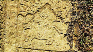 تصویر 40: گورنگاره با نقش سوارکار