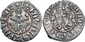 سکه های نقره لئون اول با دو شیر