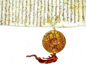 نامه لئون اول و دو روی لاک و مهر نامه