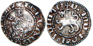 سکه نقره لئون - هتوم شبیه سکه های لئون اول