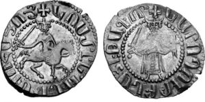 سکه نقره کنستانتین اول