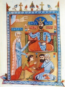 مینیاتور لئون چهارم در وضعیت قضاوت