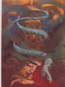 خواب فرمانروا تاتول،بر اساس منظومه فتح قلعه تموک،که در کتاب یادنامه تومانیان به تصویر کشیده شده است