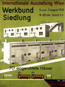 پوستر نمایشگاه وِرک بوند،5 ژوئن تا 7 آگوست 1932م