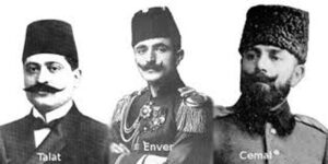 جمال پاشا،انور پاشا و طلعت بیگ