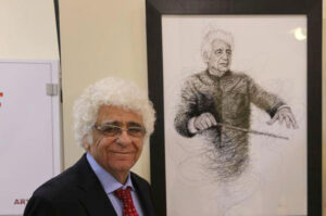 حضور استاد لوریس چکناوریان در نمایشگاه تجلیل از بزرگان هنری