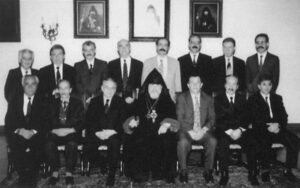 آراکلیان در شورای خلیفه گری ارمنیان تهران 1375-1377ش/1996-1998م