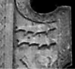 نقش ماهی، حجاری کلیسای سنت استپانوس منبع:گلنار کشاورز،«کلیسای سنت استپانوس با پیشینۀ نیایشگاه باستانی ایران»،هنر و تمدن شرق،ش10(1394):23-34