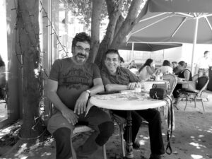 گریگور قضاریان در کنار جونیت جنبویان