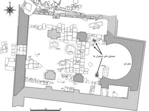 نقشۀ کلیسا پس از خاکبرداری