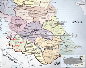 مرز روسیۀ تزاری و عثمانی در 1878 ـ 1918م